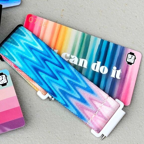 ZOX "YOU CAN DO IT" WATCHBAND 20mm ANDROID SAMSUNG GALAXY COMPATIBLE - Picture 1 of 10